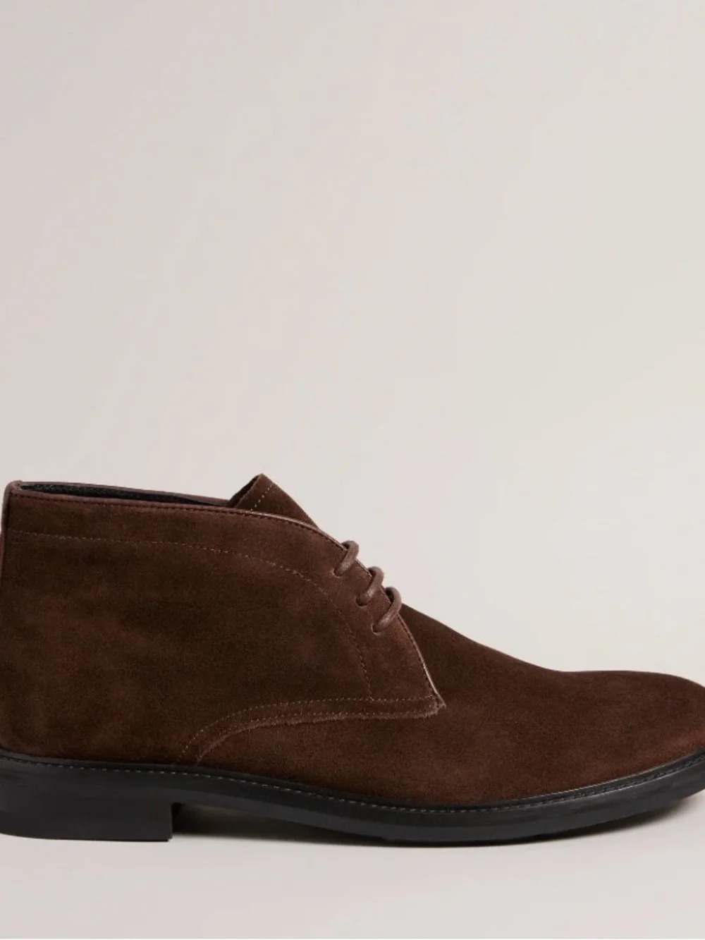 NEW $245 Ted Baker Men 7 Brown Suede Chukka Lace Up Ankle Oxfords Boots Shoes